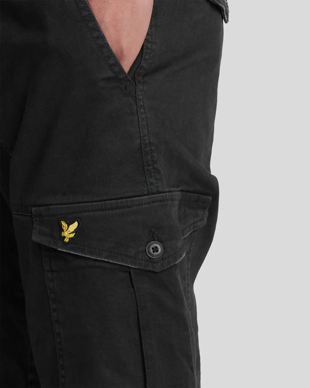 LYLE & SCOTT Pantalone uomo Cargo Jet Black