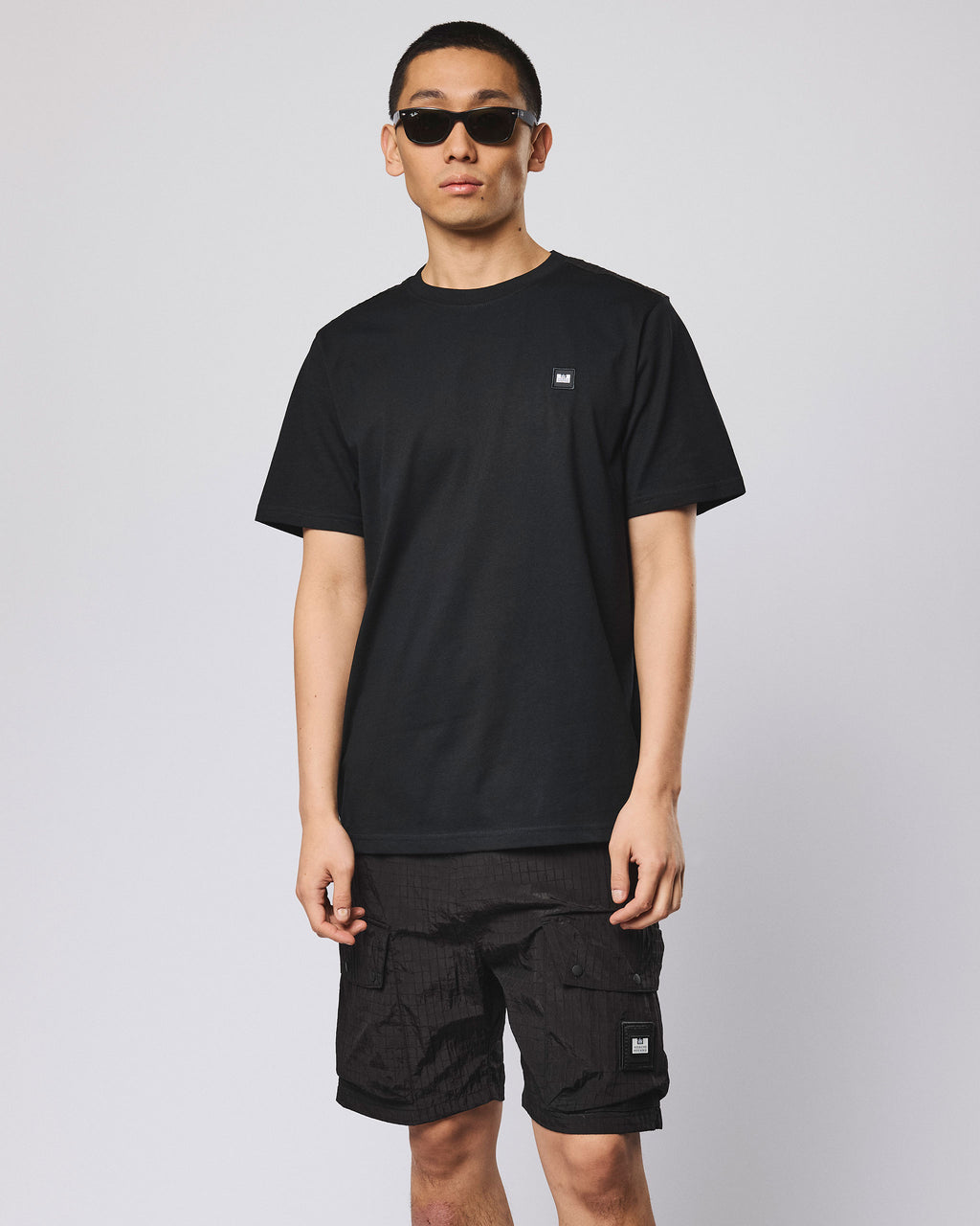 T-Shirt Uomo Weekend Offender Garcia con Dettagli in Nylon Ripstop