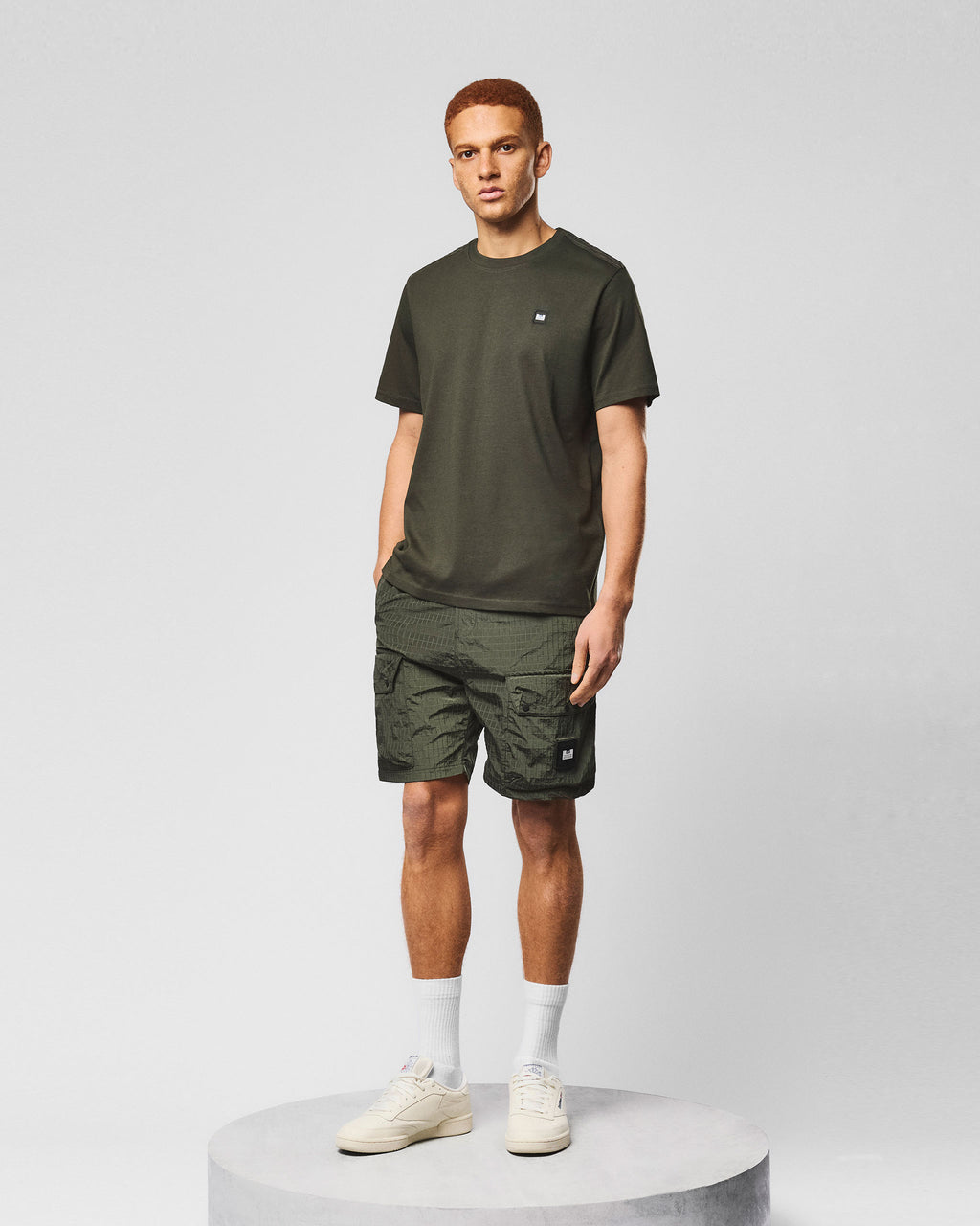 T-Shirt Uomo Weekend Offender Garcia con Dettagli in Nylon Ripstop