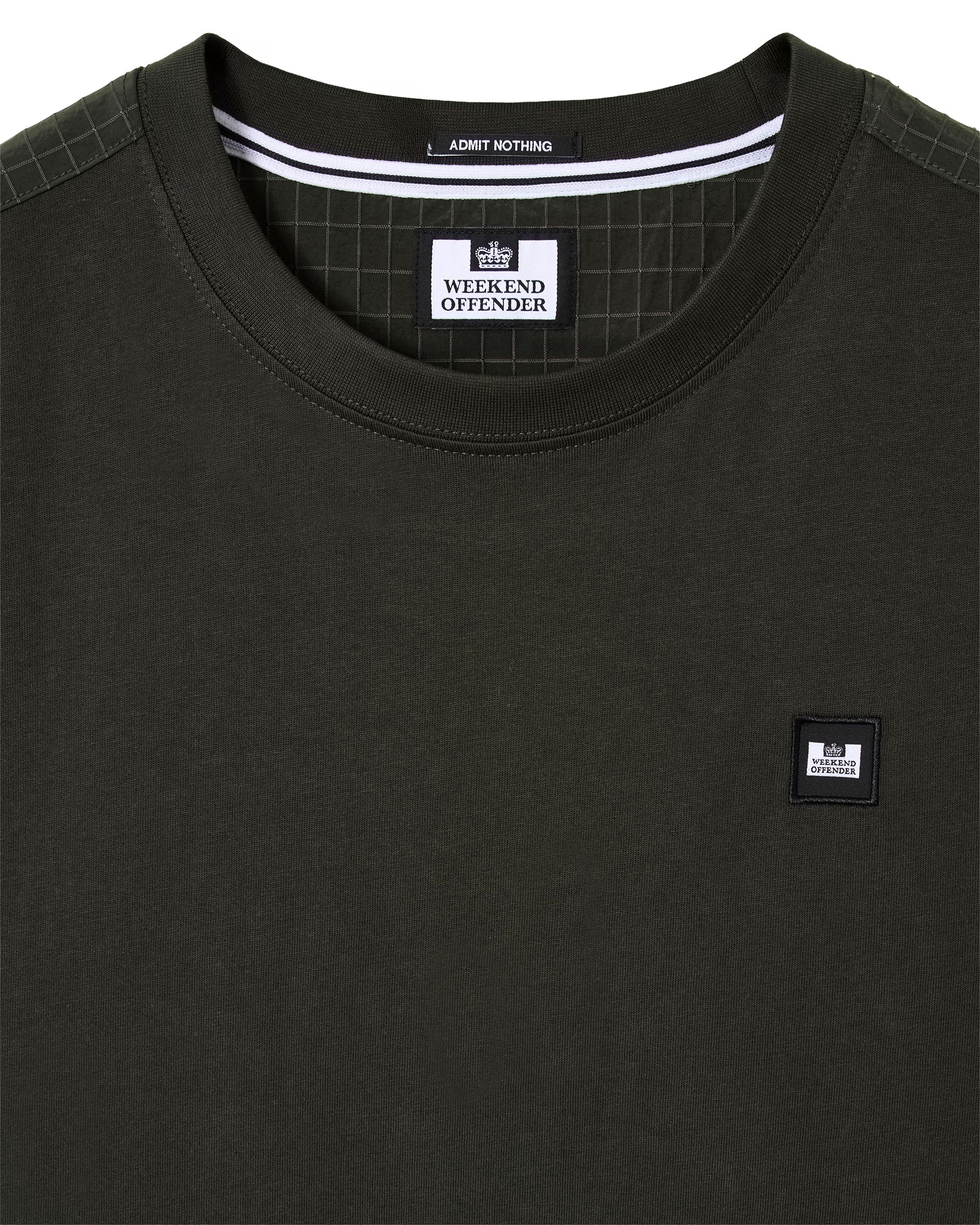 T-Shirt Uomo Weekend Offender Garcia con Dettagli in Nylon Ripstop