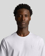Lyle & Scott T-Shirt da uomo Tonal Eagle  TS400TON White 