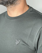 LYLE & SCOTT T-Shirt da uomo Tonal Eagle TS400TON Black Water