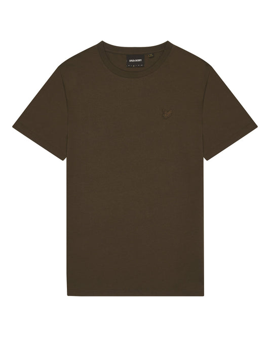 Lyle & Scott T-Shirt da uomo Tonal Eagle  TS400TON Olive 