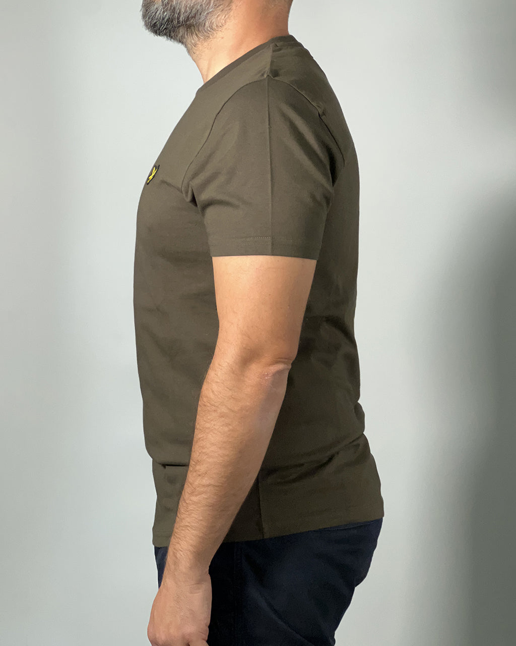 LYLE & SCOTT T-Shirt da uomo Plain Verde Oliva TS400VOG