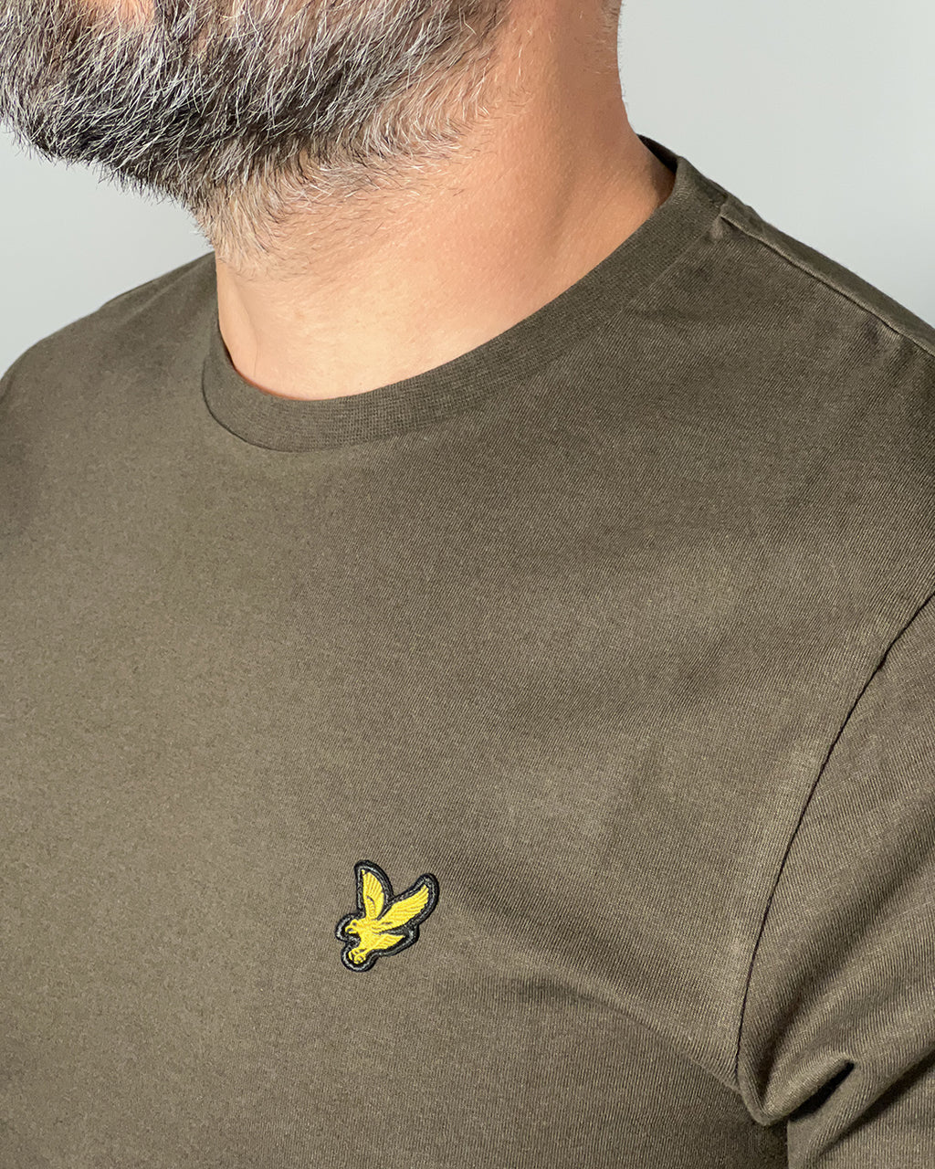 LYLE & SCOTT T-Shirt da uomo Plain Verde Oliva TS400VOG