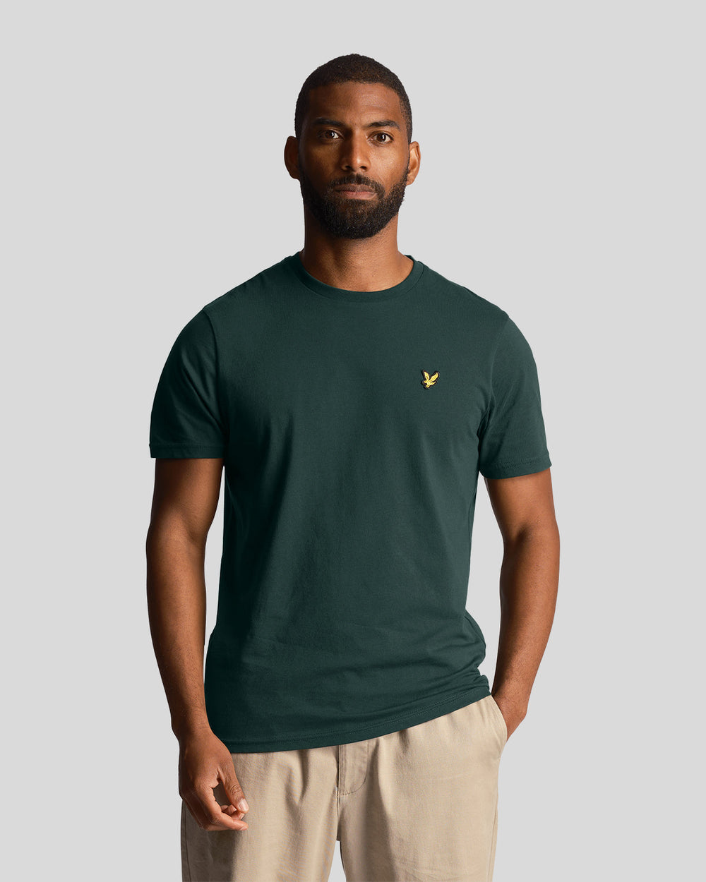 Lyle & Scott T-Shirt da uomo Plain Dark Green