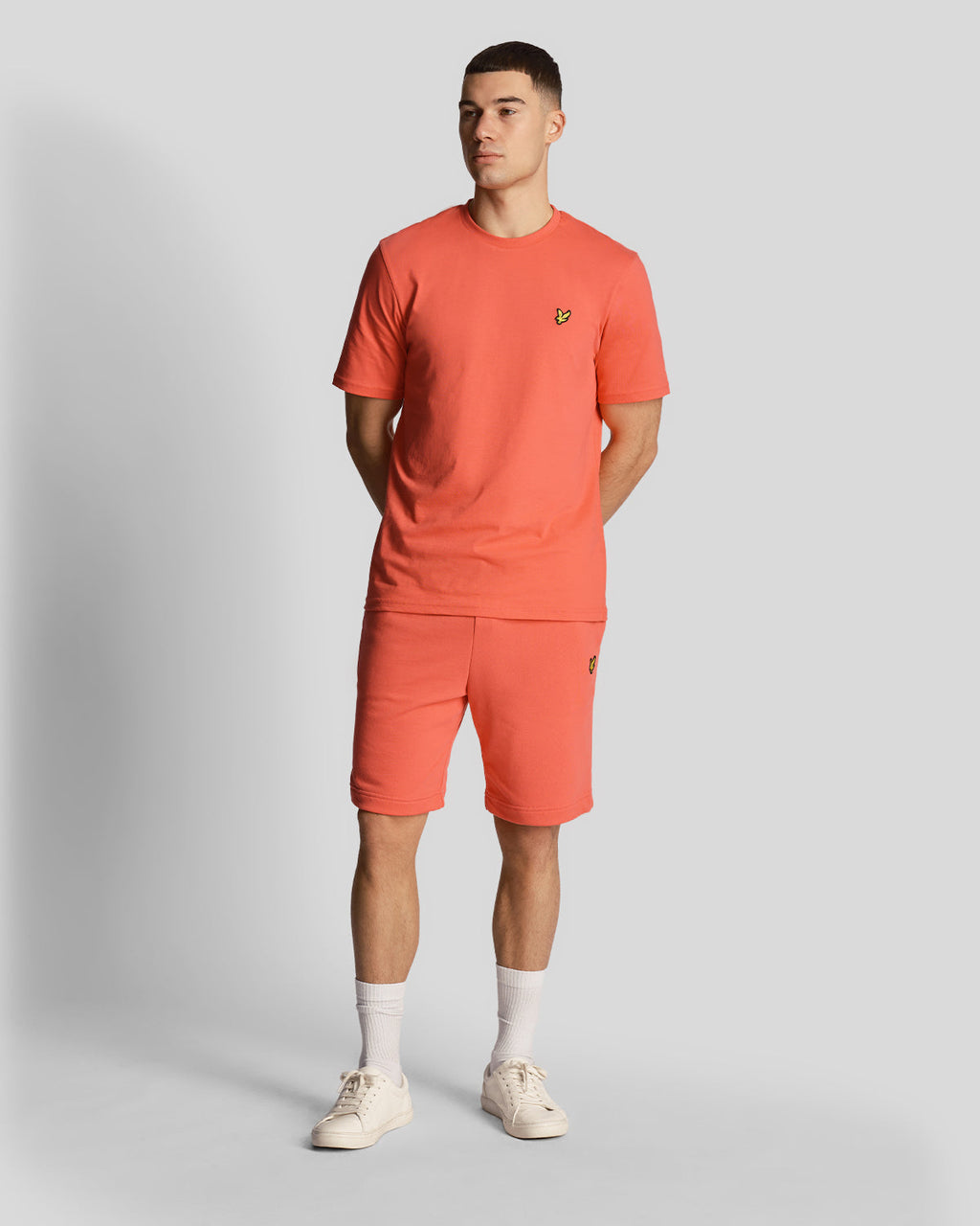 Lyle & Scott T-Shirt da uomo Plain TS400VOG Electric Pink 