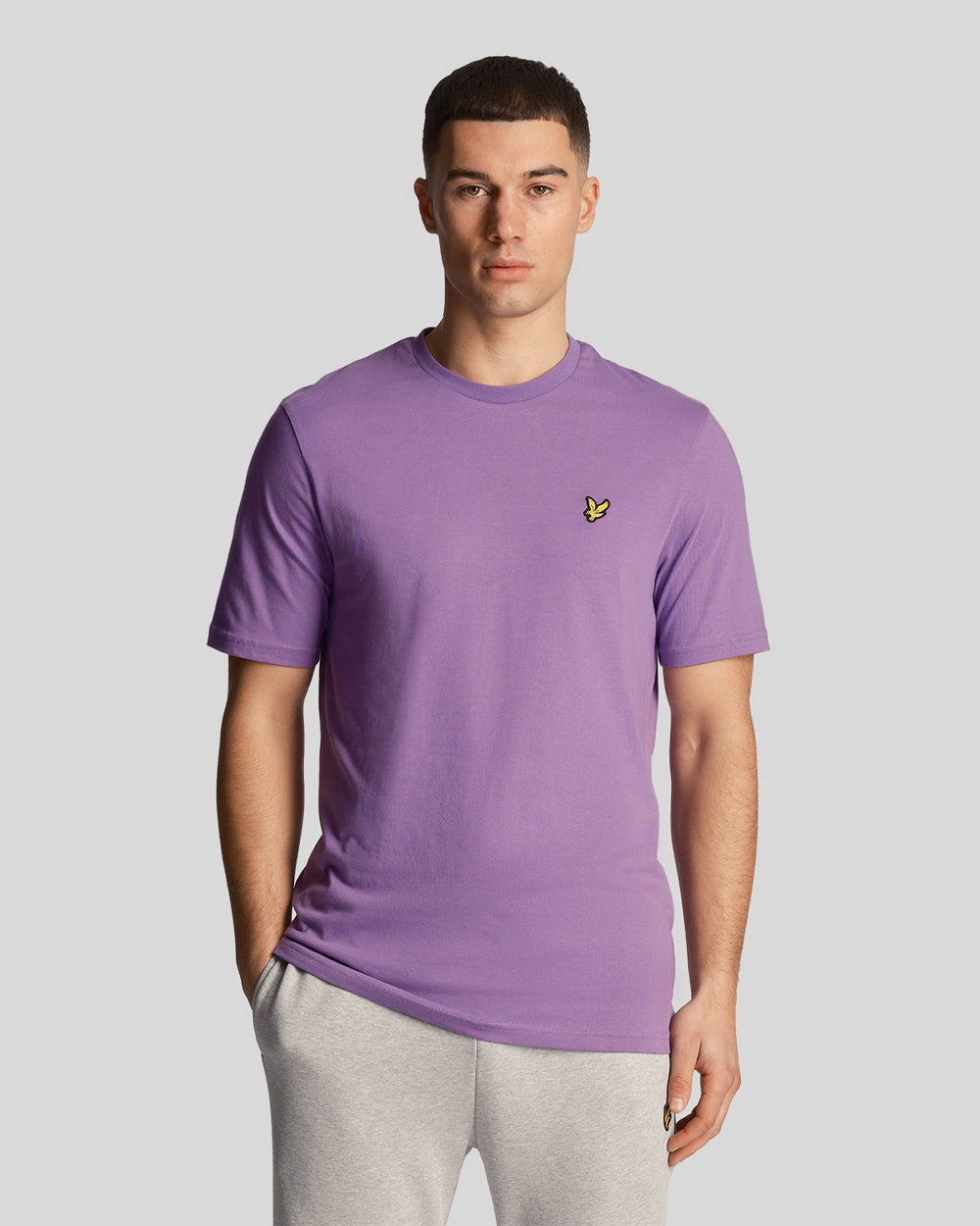 Lyle & Scott T-Shirt da uomo Plain TS400VOG Card Purple 