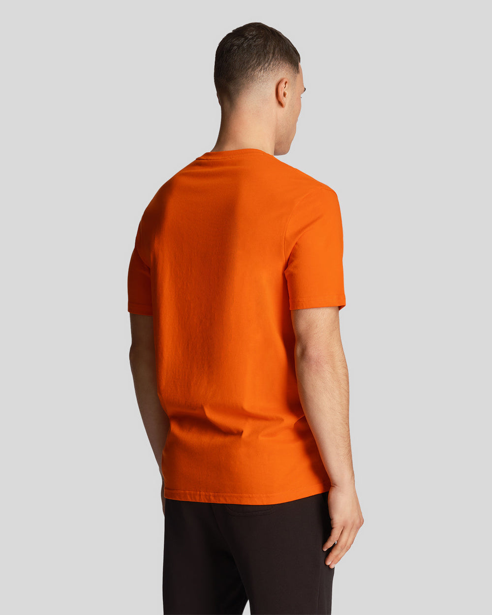 Lyle & Scott T-Shirt da uomo Plain TS400VOG Tangerine Tango