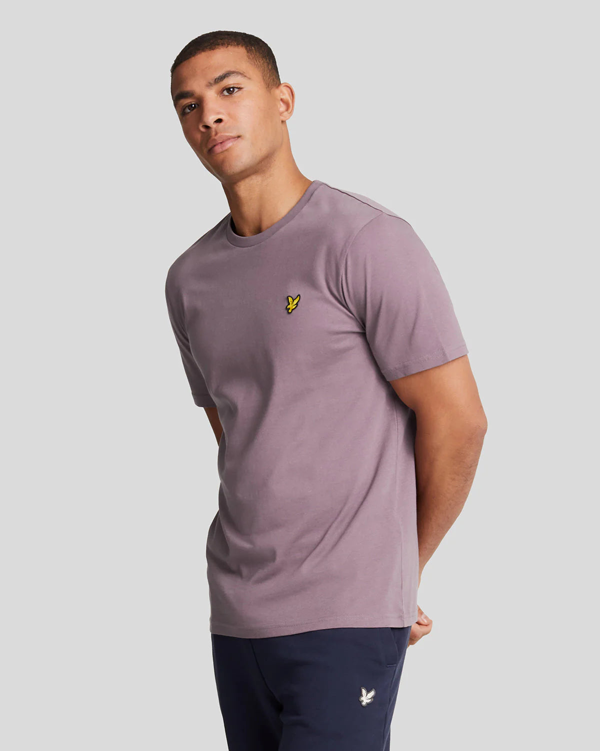 LYLE & SCOTT T-Shirt da uomo Plain Malva TS400VOG