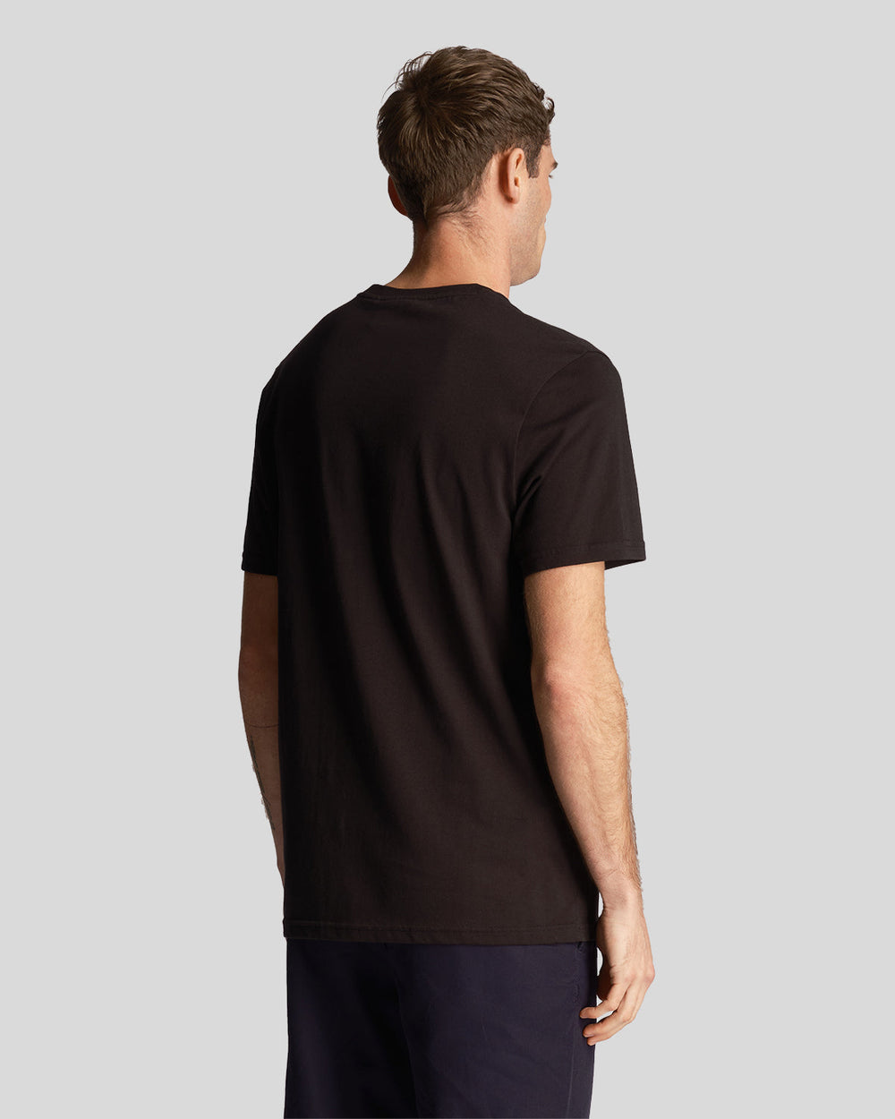 Lyle & Scott T-Shirt da uomo Plain Jet Black