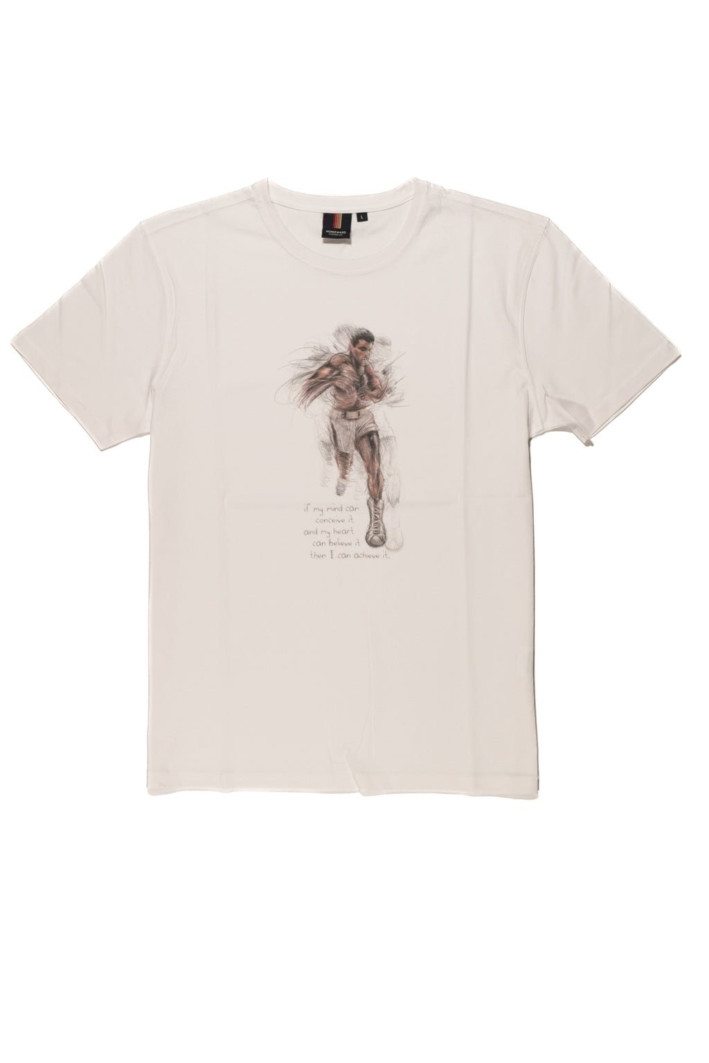 Homeward - T-shirt Uomo con Stampa Muhammad Alì