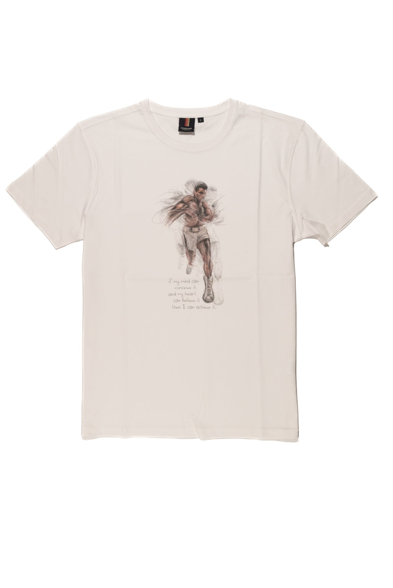 Homeward - T-shirt Uomo con Stampa Muhammad Alì