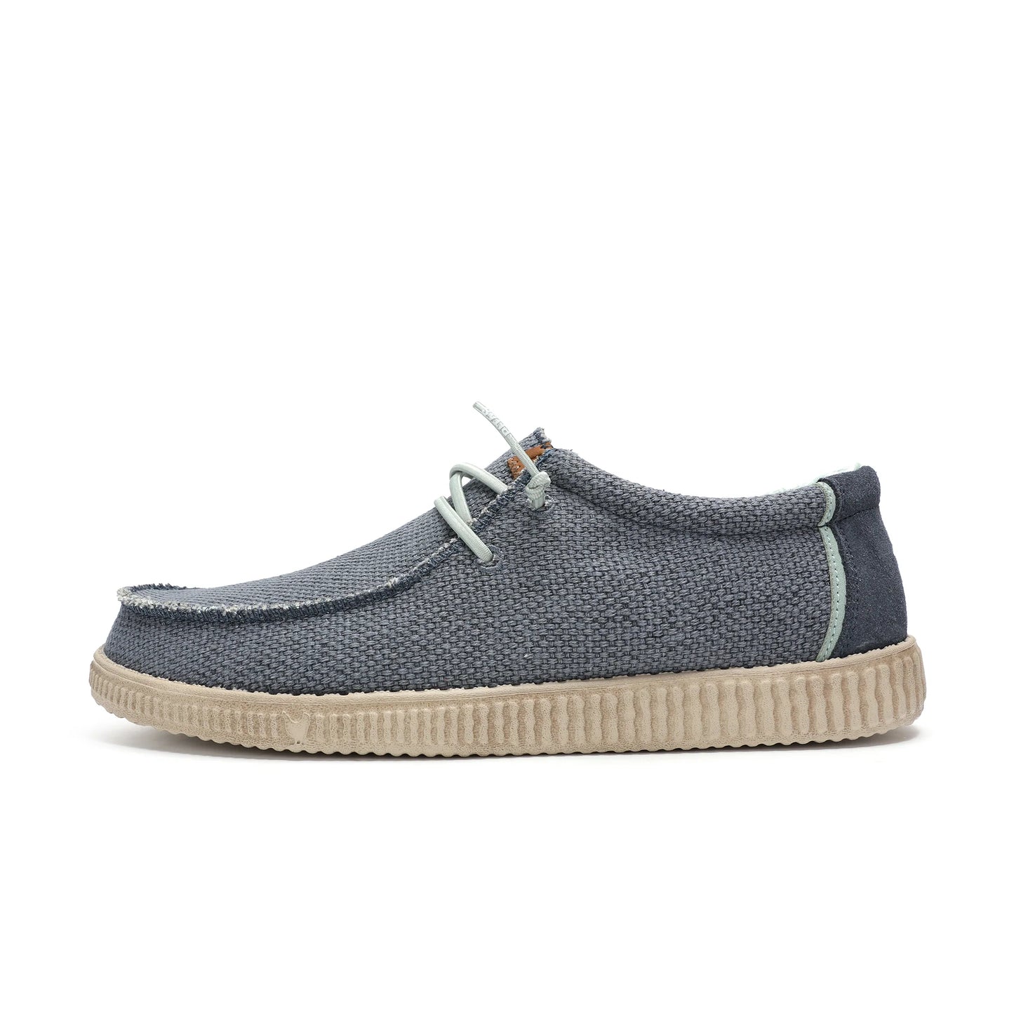 WALK IN PITAS Wallabi WP150 Steve colore Azzurro - Scarpa da uomo in tela