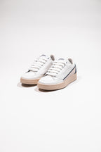 Y2 Sneaker Uomo Bianca con Dettaglio Retro Blu