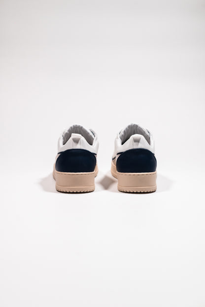 Y2 Sneaker Uomo Bianca con Dettaglio Retro Blu