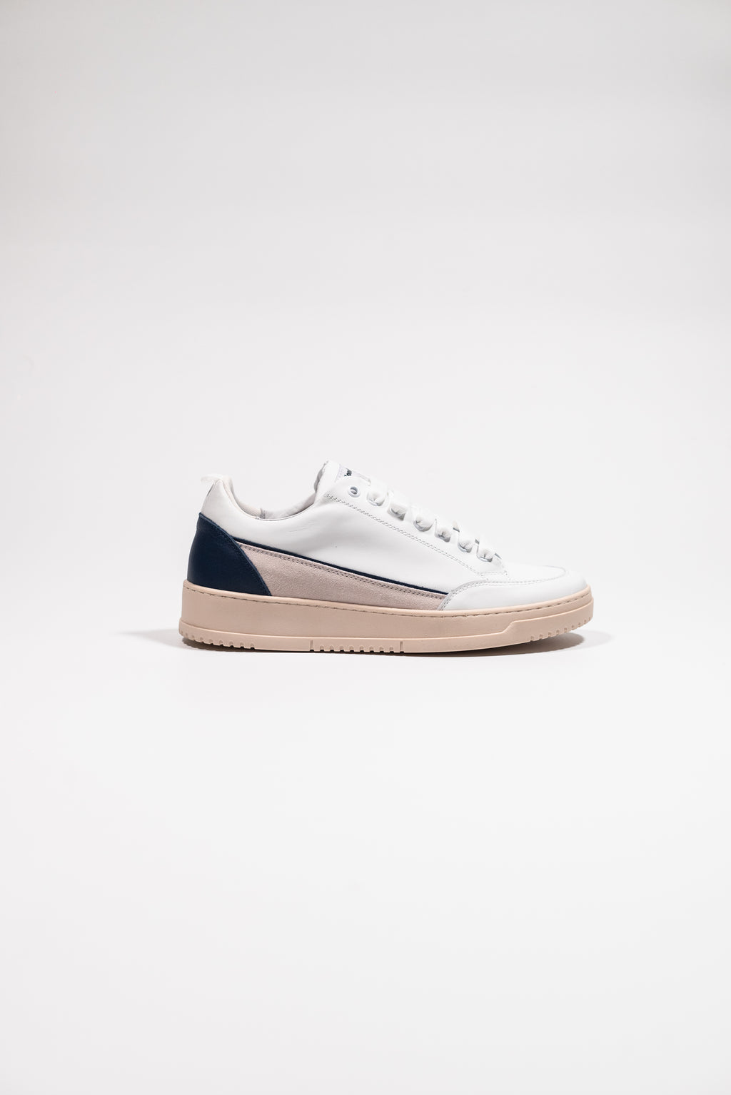 Y2 Sneaker Uomo Bianca con Dettaglio Retro Blu