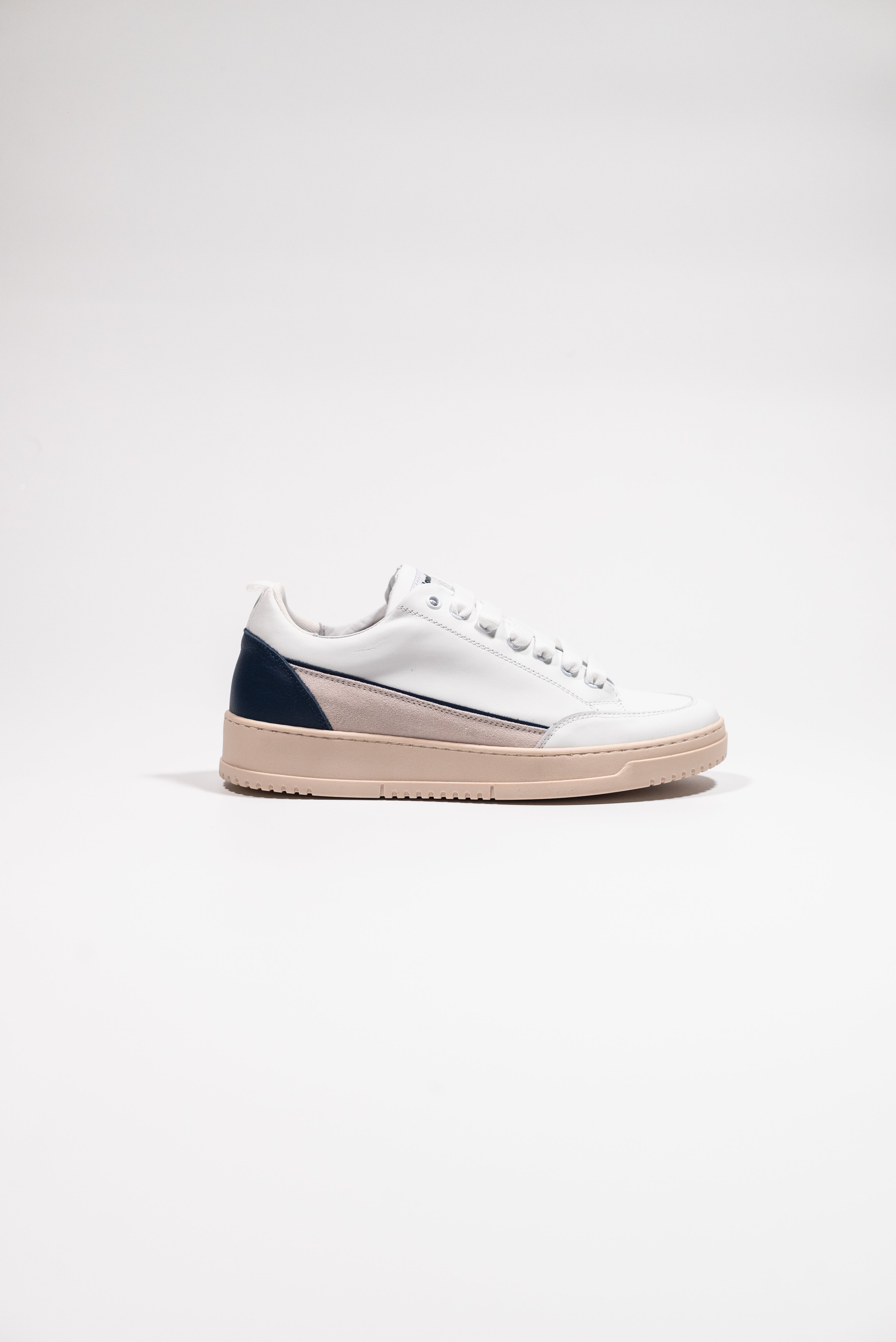 Y2 Sneaker Uomo Bianca con Dettaglio Retro Blu