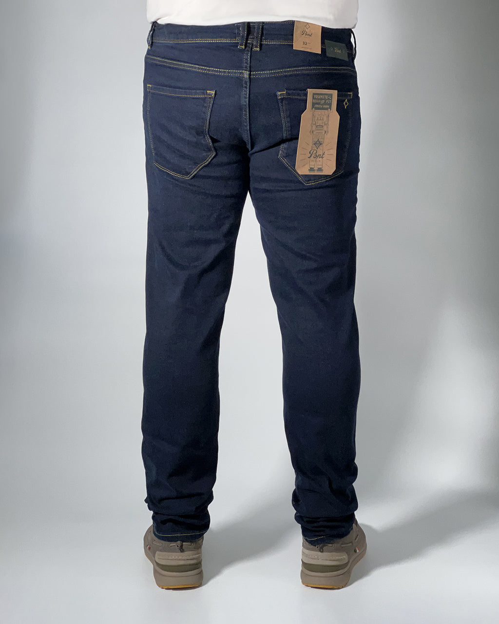 Jeans Uomo Pont Yosemite Regular Fit - Denim Stretch Blu Scuro