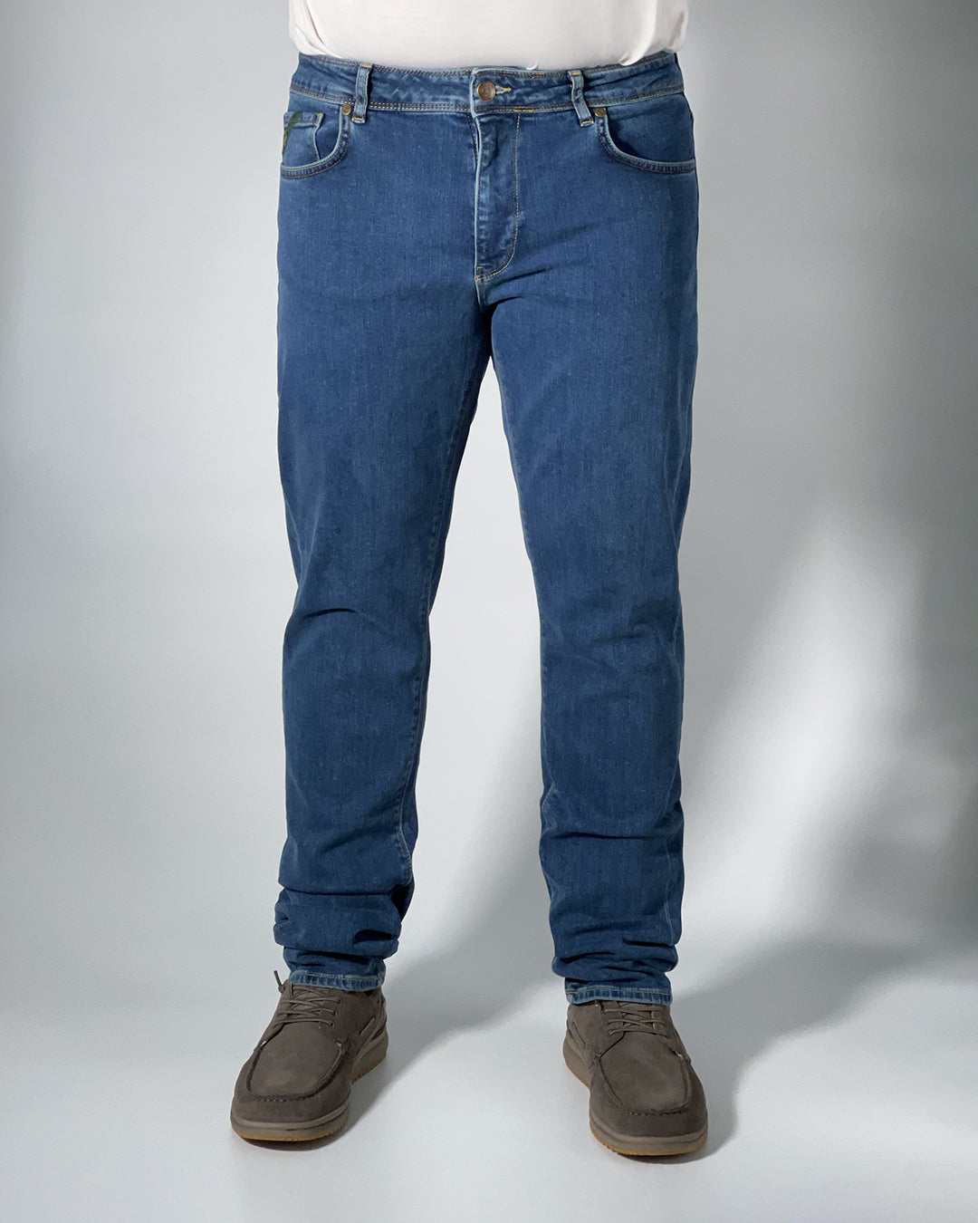 Jeans Uomo Pont Yosemite Regular Fit - Denim Stretch Blu