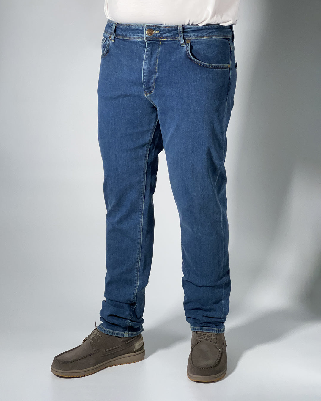 Jeans Uomo Pont Yosemite Regular Fit - Denim Stretch Blu