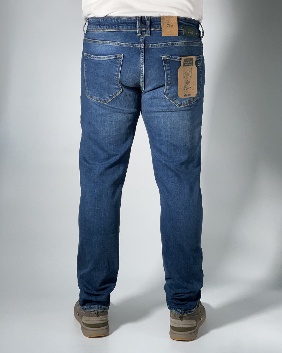Jeans Pont uomo Yosemite Regular Fit - Denim Stretch Lavaggio Blu