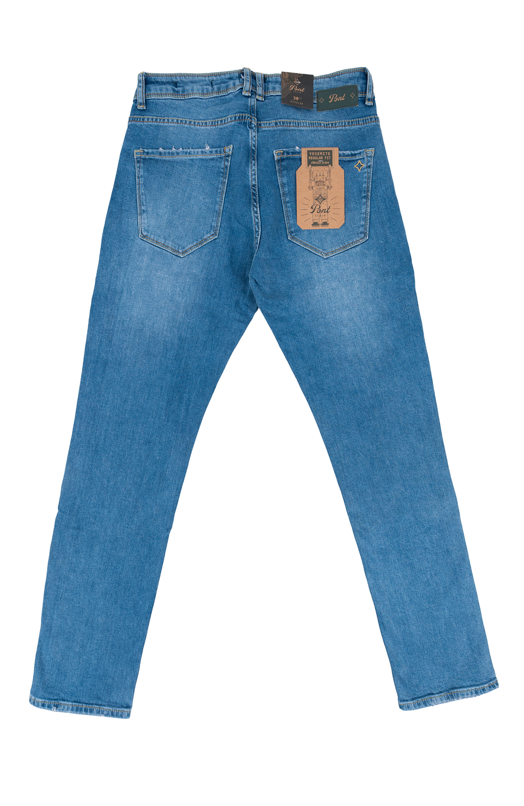 Jeans Pont uomo Yosemite Regular Fit - Denim Stretch Blu Classico