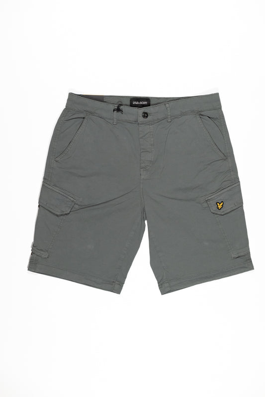 LYLE & SCOTT Bermuda Wembley Cargo Uomo in Cotone Verde Acqua