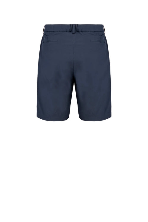 Censured Bermuda in tessuto tecnico con coulisse Blu Scuro