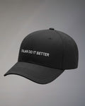 Superculture Cappello Nero Baseball Ricamo Italian Do It Better