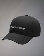 Superculture Cappello Nero Baseball Ricamo Italian Do It Better