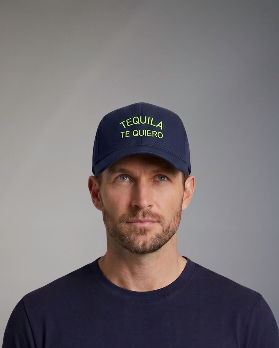Superculture Cappello Uomo Blu Navy Ricamo Tequila Te Quiero