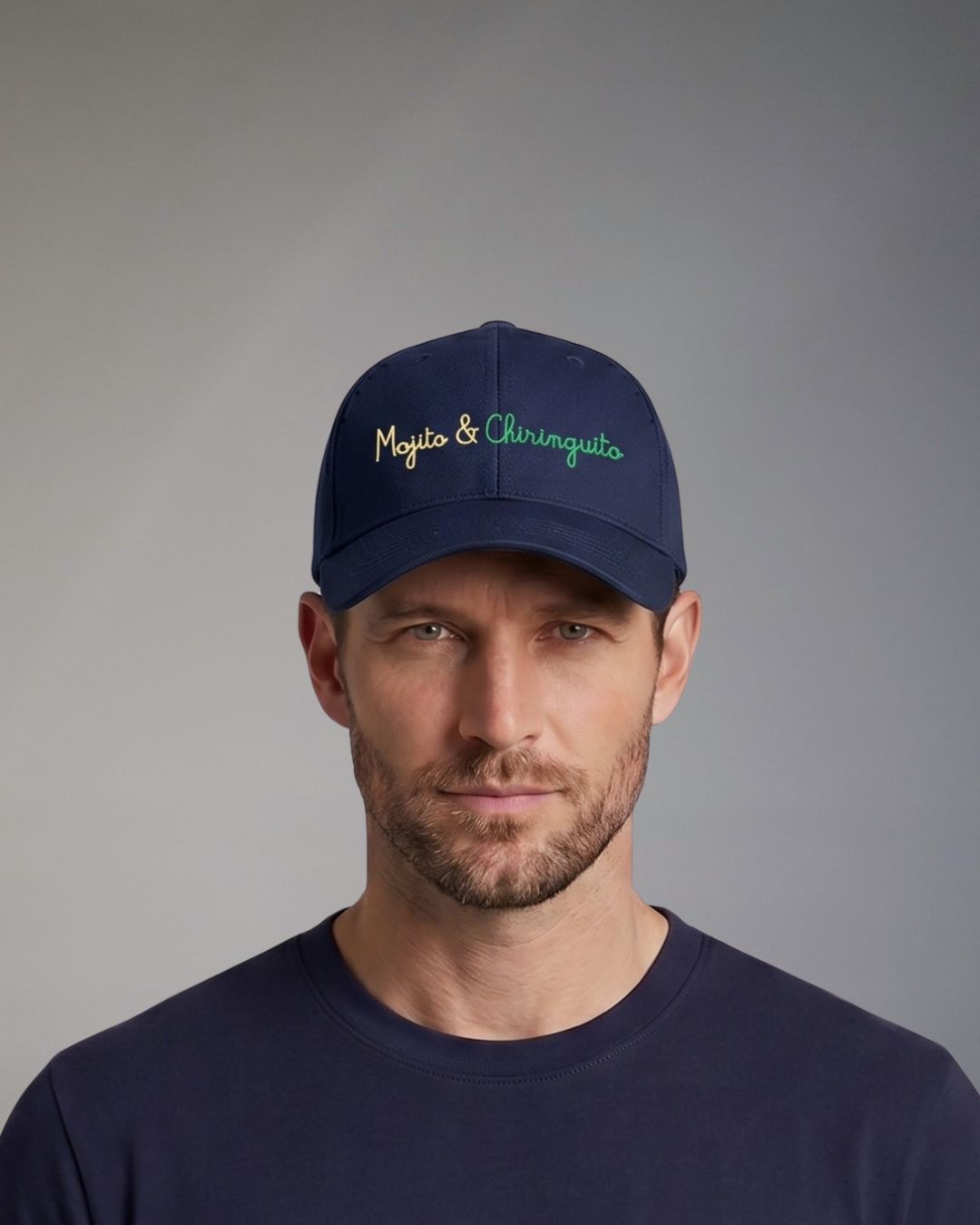 Superculture Cappellino Uomo Blu Navy Ricamo Mojito Chiringuito