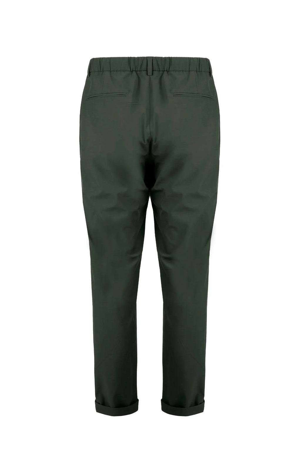 Censured Pantalone Jogger in tessuto tecnico con coulisse Verde Scuro