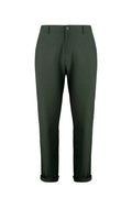 Censured Pantalone Jogger in tessuto tecnico con coulisse Verde Scuro