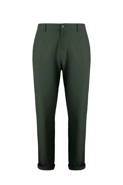 Censured Pantalone Jogger in tessuto tecnico con coulisse Verde Scuro