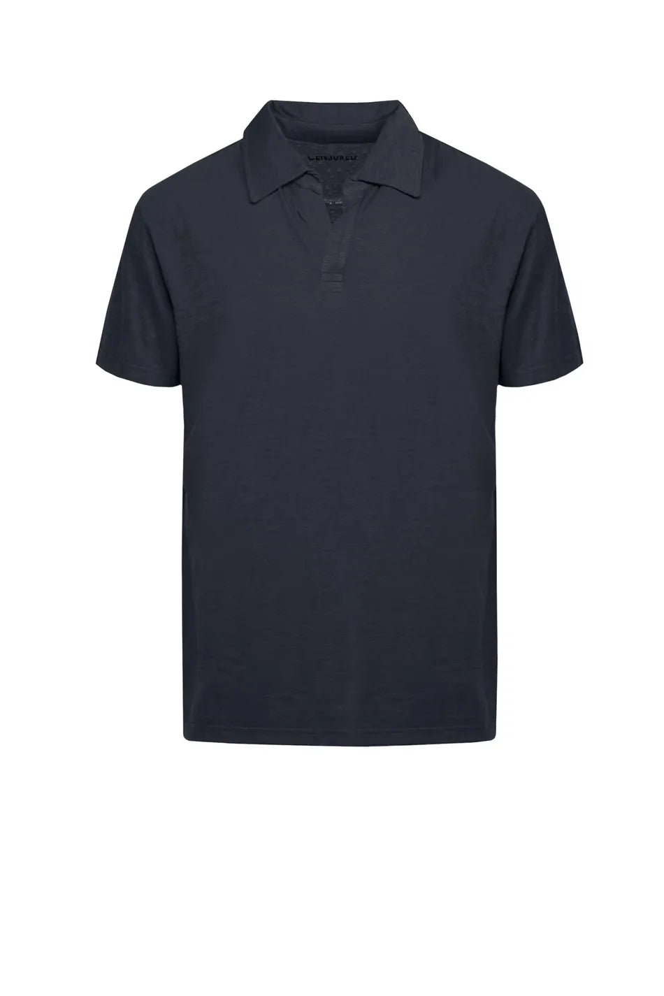 Censured Polo in cotone Jersey Blu Notte
