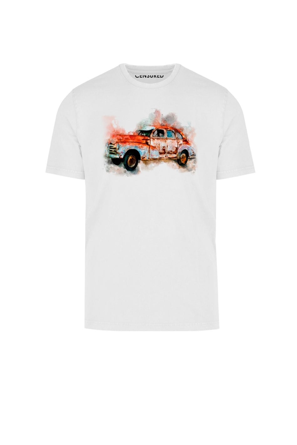 Censured T-Shirt in cotone con stampa Off White