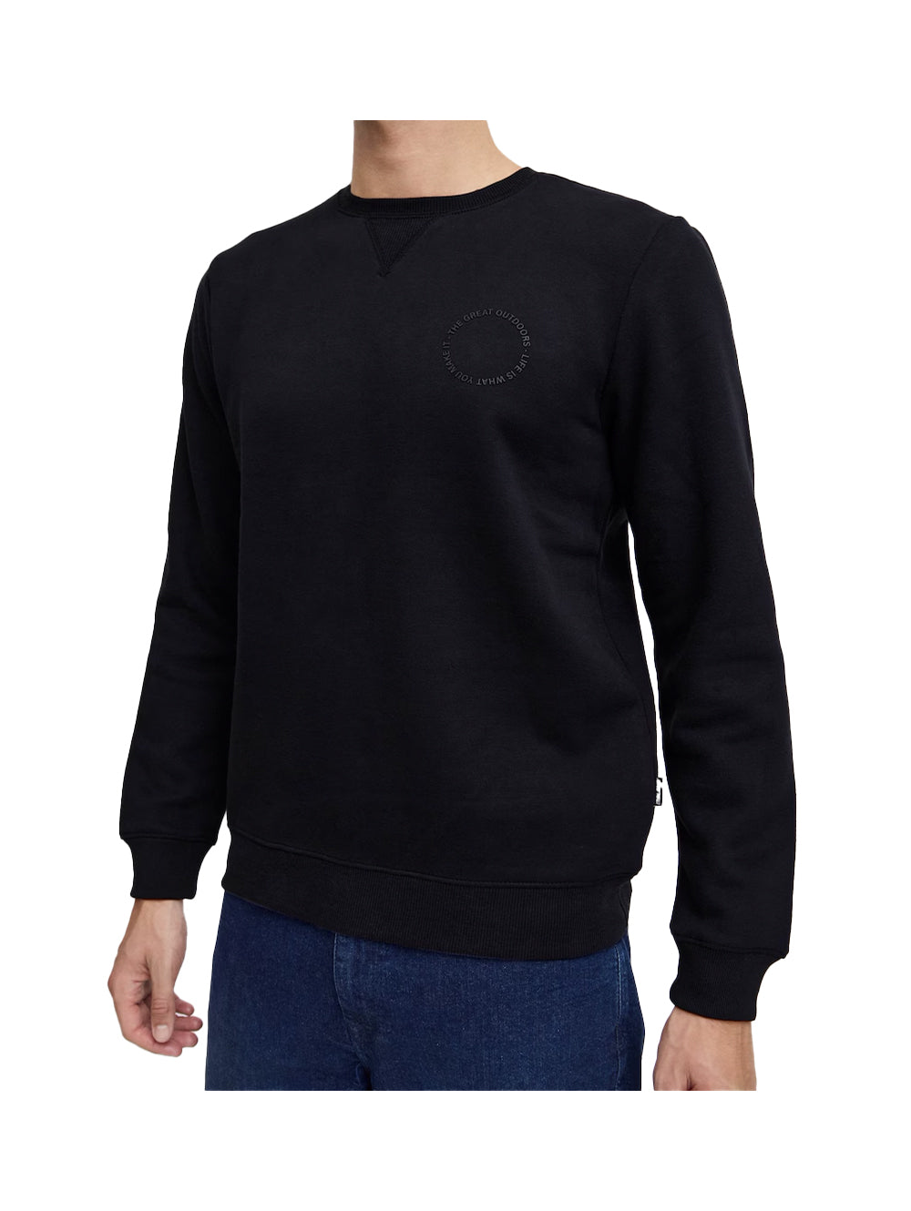 Felpa BLEND Uomo girocollo Nera