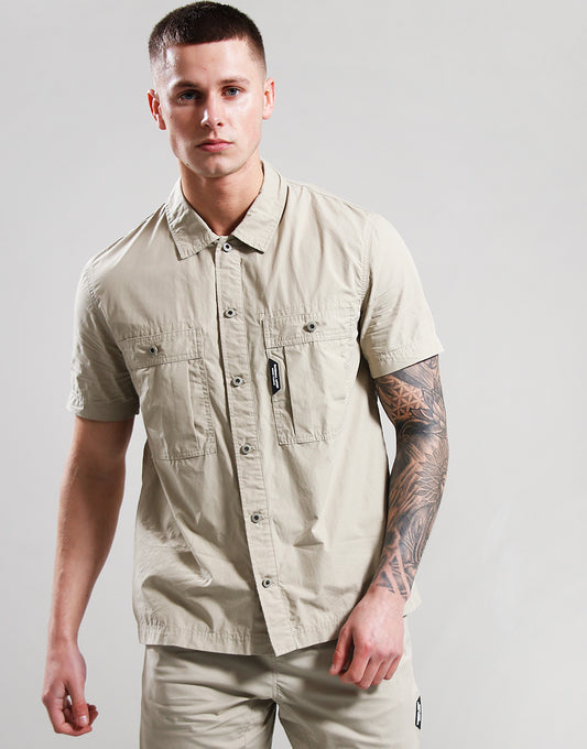 Marshall Artist Camicia da uomo Reno M10816 Beige