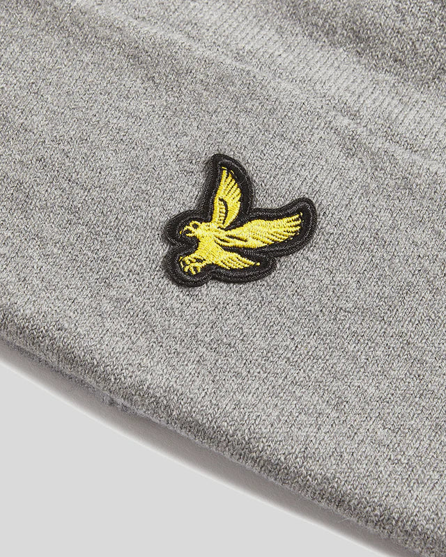 LYLE & SCOTT Berretto in misto lana merino Grigio Chiaro