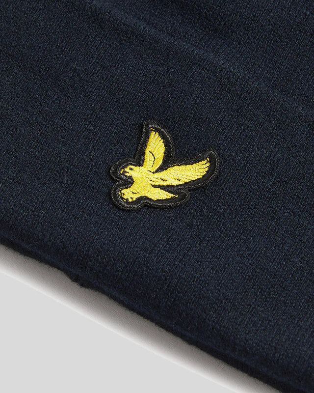 LYLE & SCOTT Berretto in misto lana merino Blu Scuro