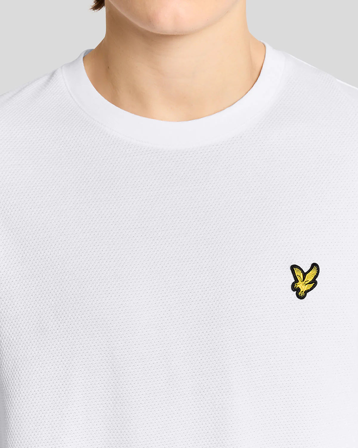 T-Shirt Uomo Lyle & Scott in Jacquard Testurizzato