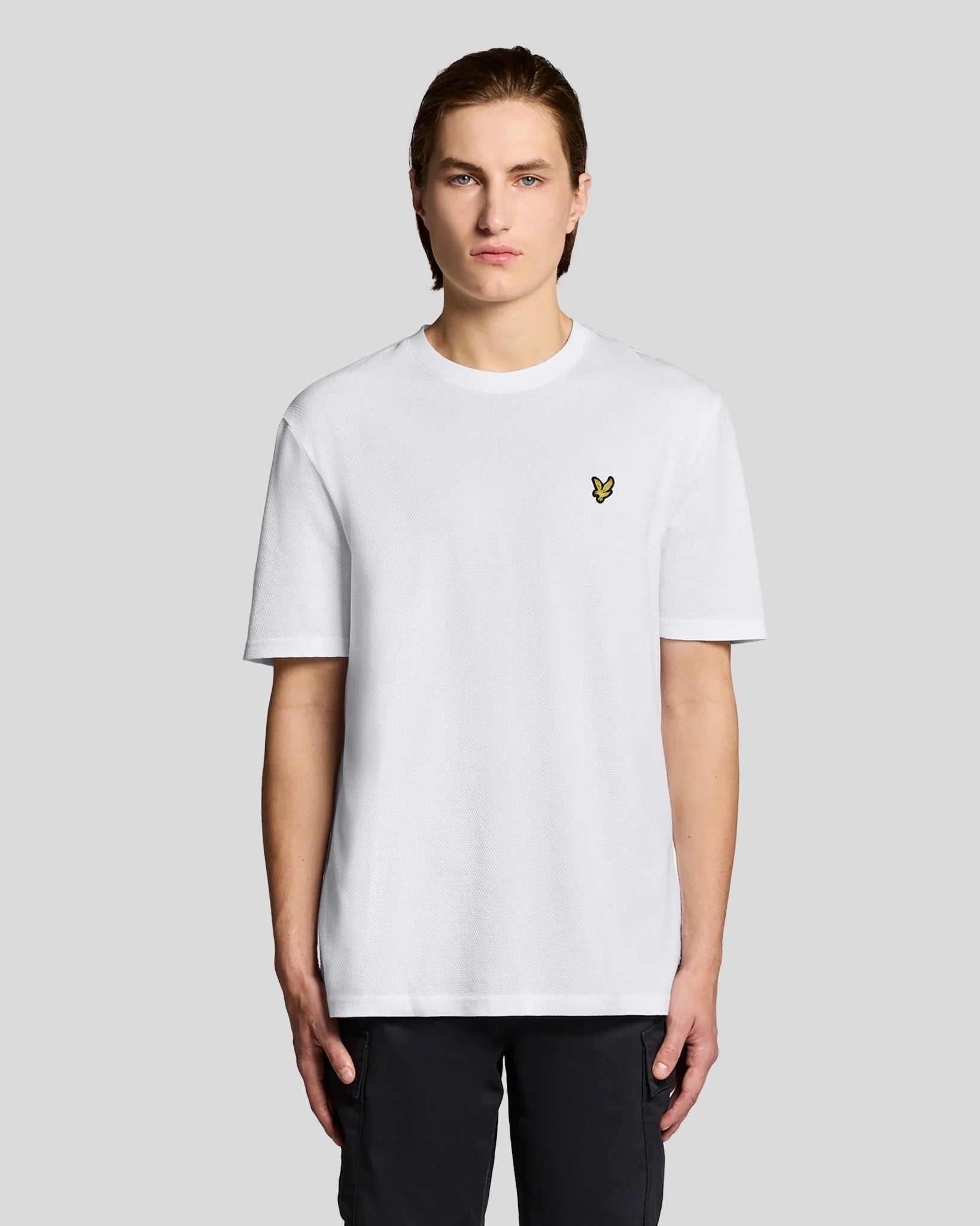 T-Shirt Uomo Lyle & Scott in Jacquard Testurizzato