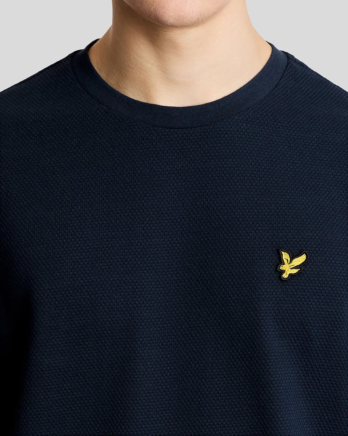 T-Shirt Uomo Lyle & Scott in Jacquard Testurizzato