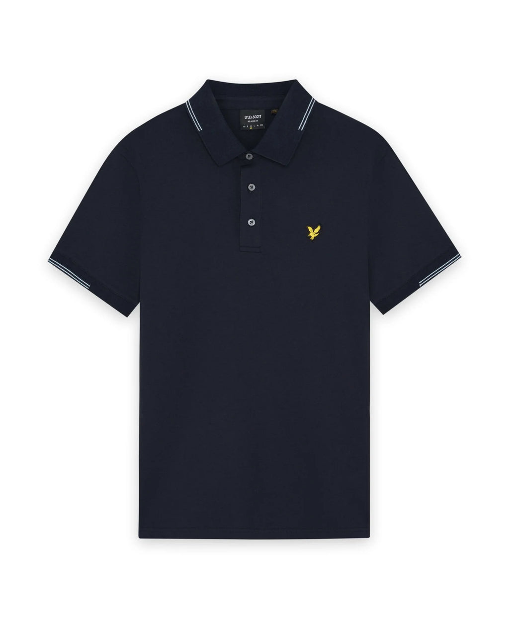 Polo Uomo Lyle & Scott in Morbido Cotone con Profili a Contrasto