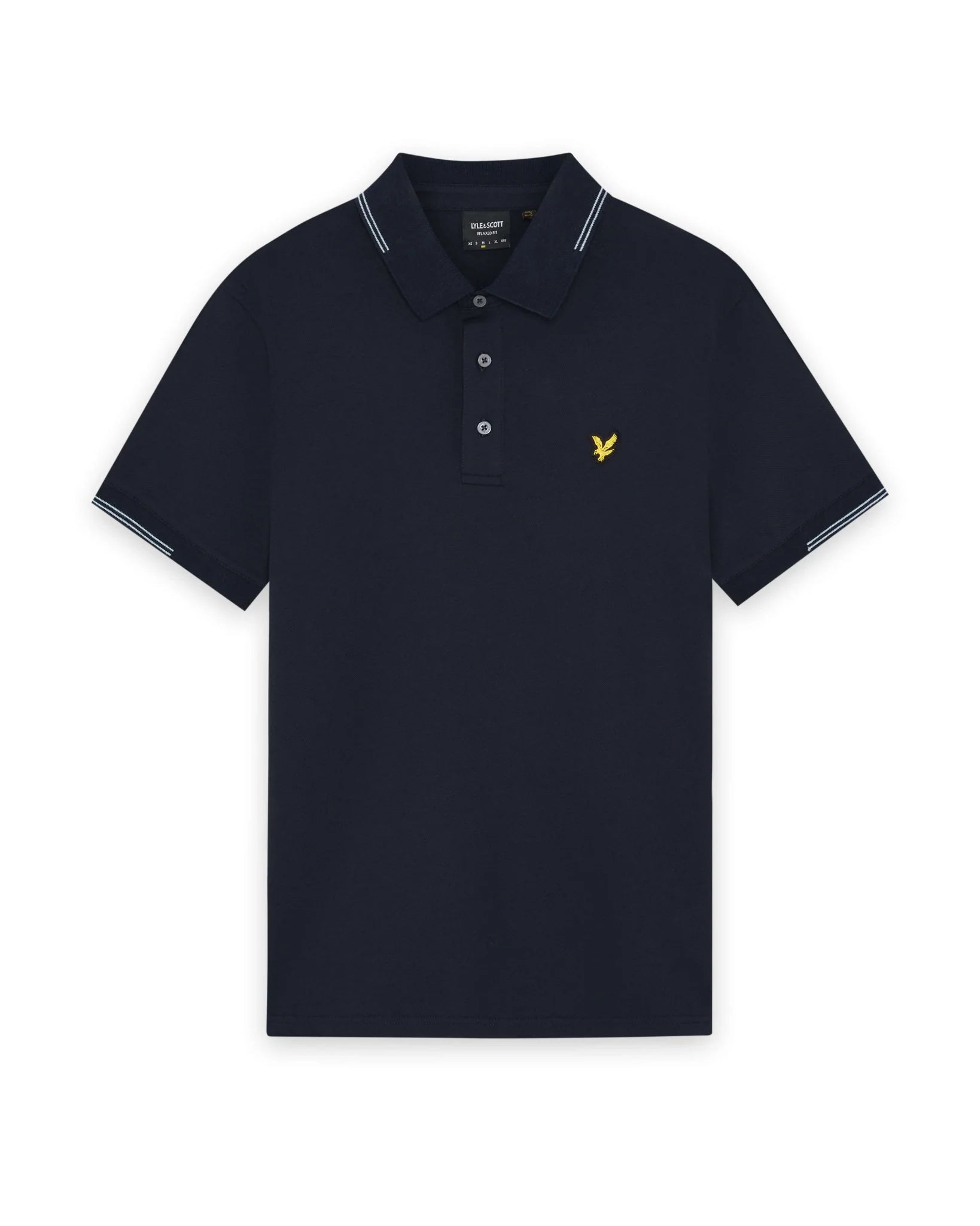 Polo Uomo Lyle & Scott in Morbido Cotone con Profili a Contrasto
