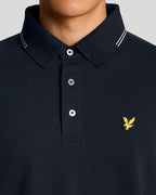 Polo Uomo Lyle & Scott in Morbido Cotone con Profili a Contrasto