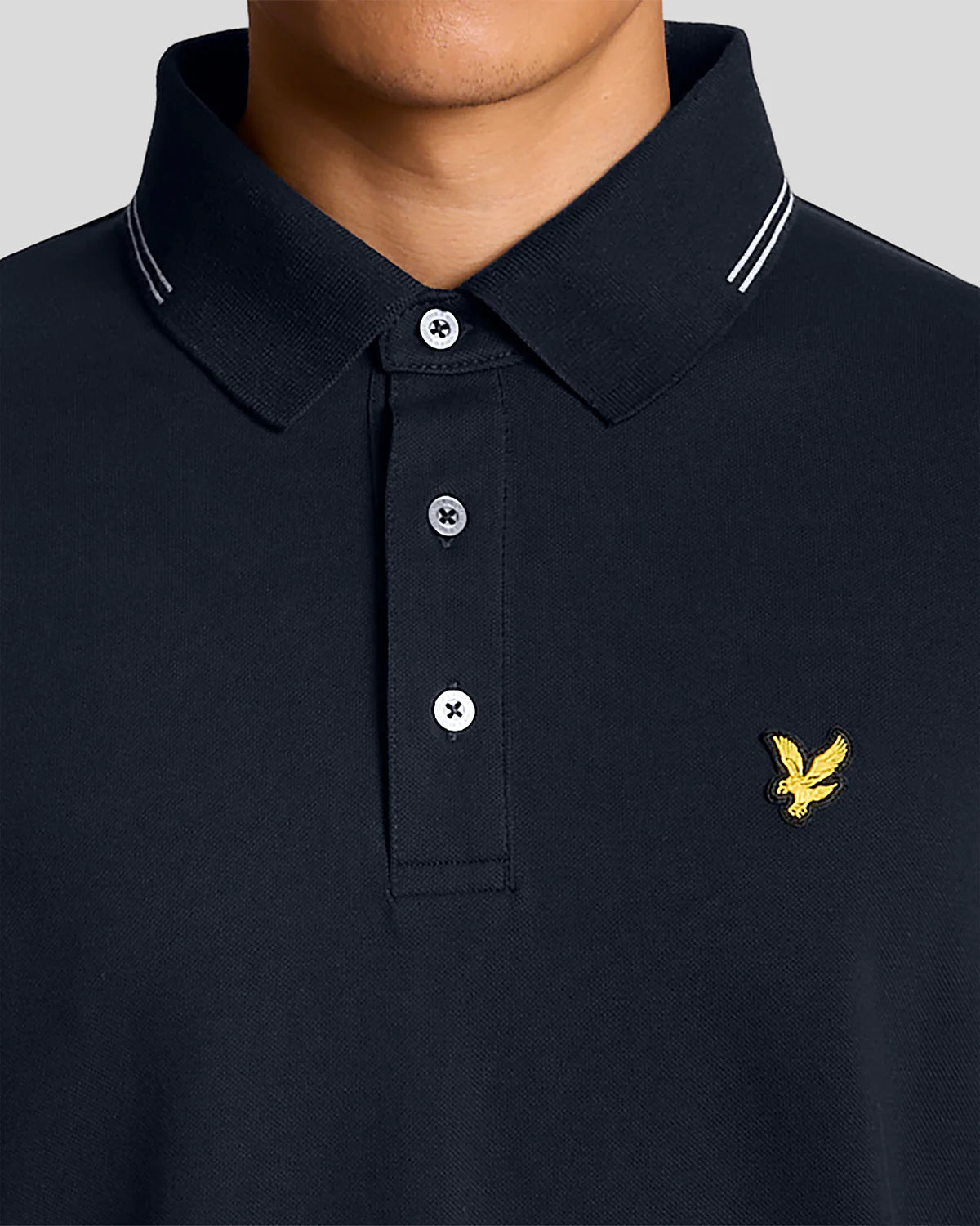 Polo Uomo Lyle & Scott in Morbido Cotone con Profili a Contrasto