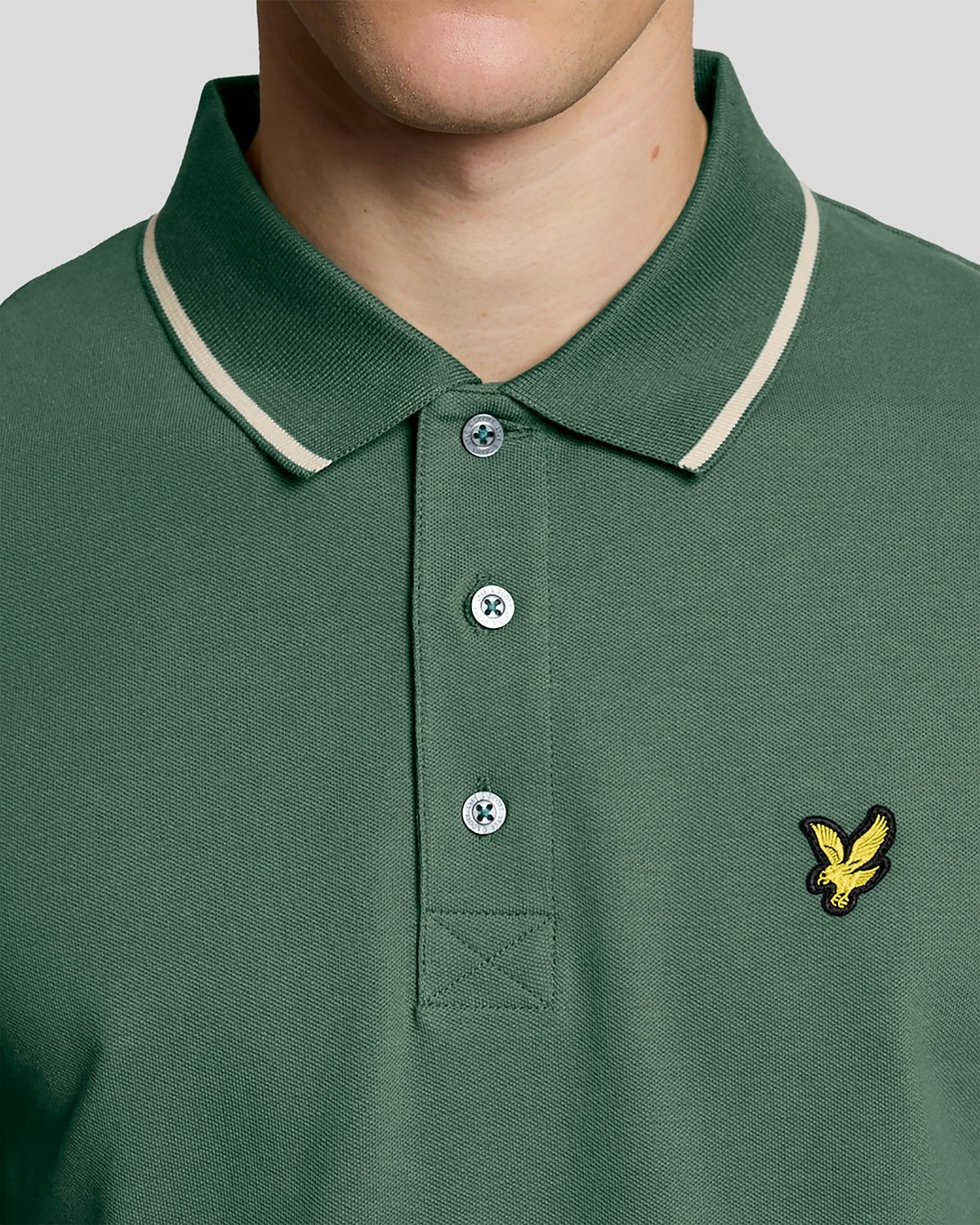 Polo Uomo Lyle & Scott con Profili a Contrasto (Tipped Polo)